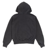 STÜSSY BLOCK SPORT HOODIE GARMENT DYED - FADED BLACK