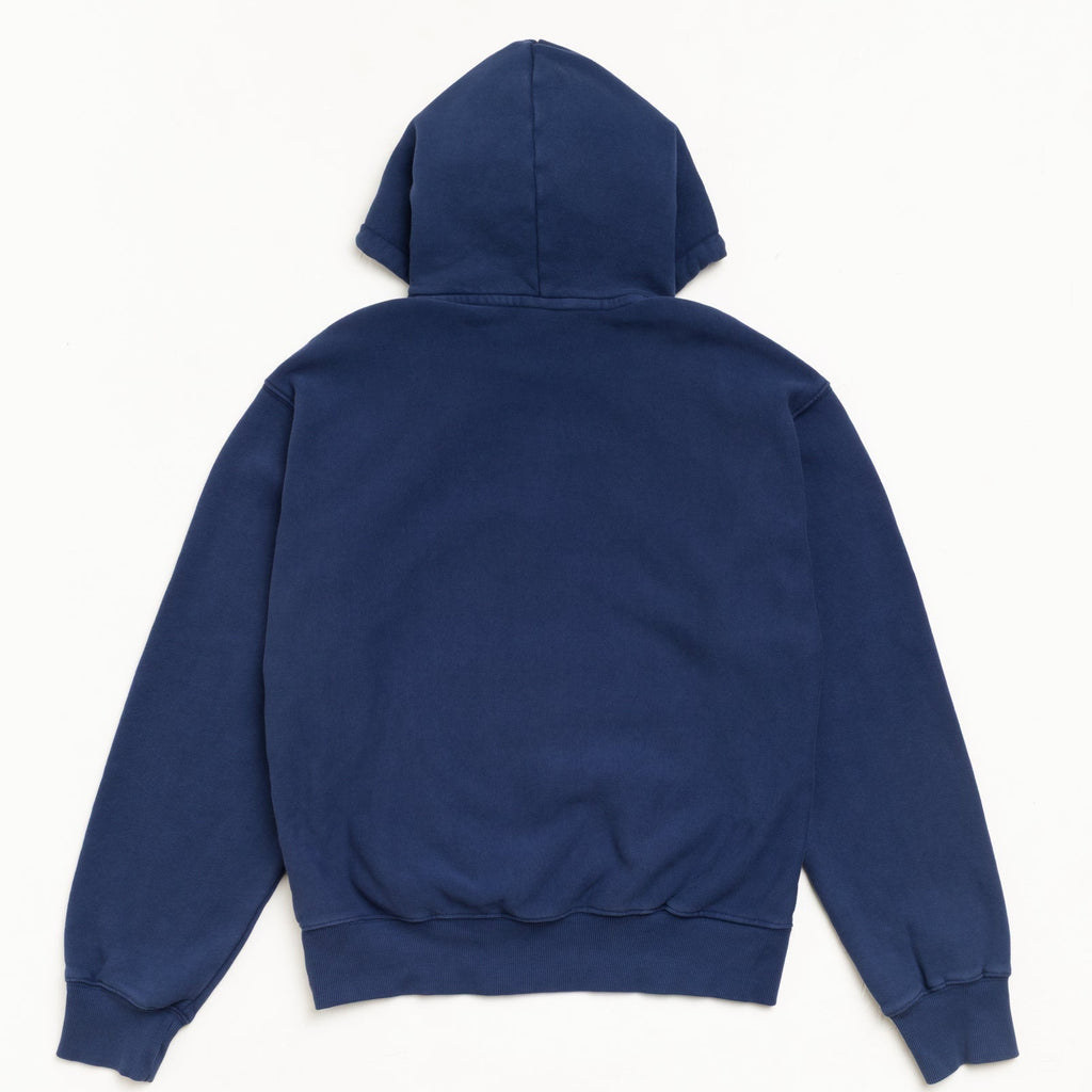 STÜSSY BLOCK SPORT HOODIE GARMENT DYED - MIDNIGHT
