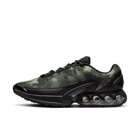 NIKE AIR MAX DN -  BLACK/METALLIC SILVER-OLIVE AURA