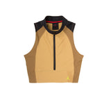 WOMENS AIR JORDAN BODYCON CROP TOP - CLUB GOLD/GOLDEN BEIGE