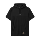 AIR JORDAN FLIGHT 23 SHORT SLEEVE HOODIE - BLACK
