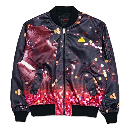 AIR JORDAN JUMPMAN MA-1 JACKET – BLACK/ARCHEO BROWN