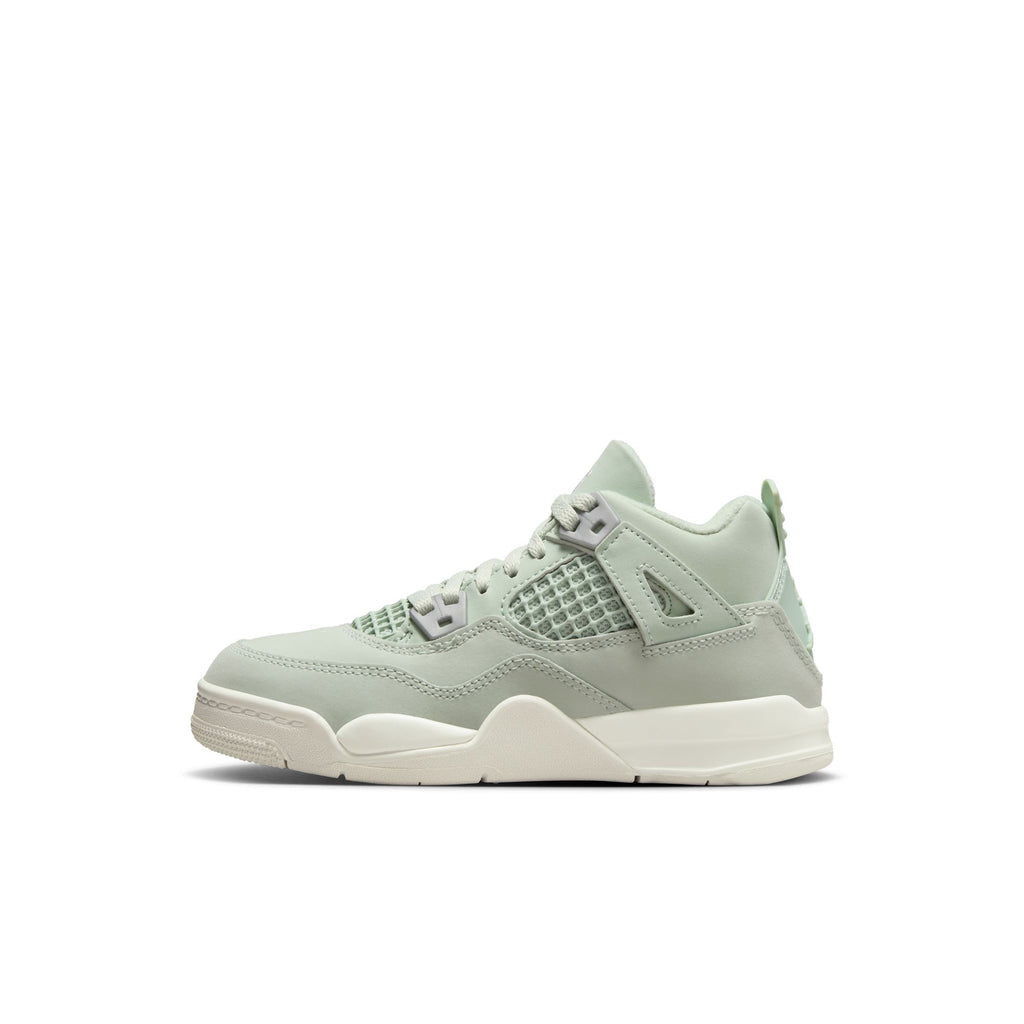 AIR JORDAN 4 RETRO PS 'ABUNDANCE' - SEAFOAM/SAIL-METALLIC SILVER