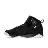 AIR JORDAN TRUE FLIGHT GS - BLACK/METALLIC GOLD-BLACK