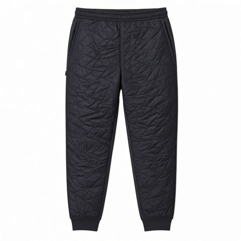 AIR JORDAN VII QUILTED FLEECE PANTS - BLACK
