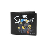 BALENCIAGA X THE SIMPSONS ESSENTIAL SQUARE BI-FOLD COIN WALLET - BLACK