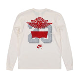 AIR JORDAN x LEVI'S® LONG SLEEVE T-SHIRT - PALE IVORY/BLACK/UNIVERSITY RED