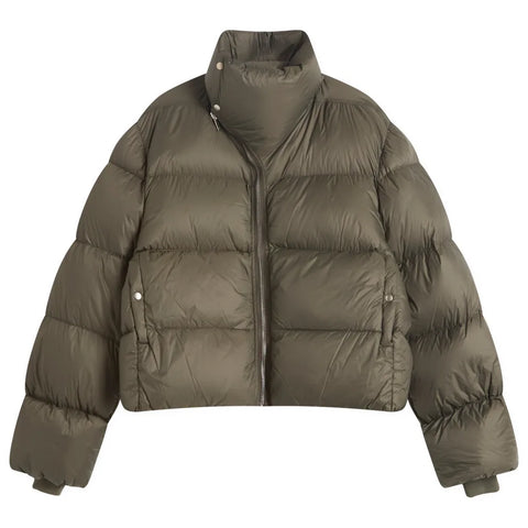 RICK OWENS CONCORDIANS LIGHT NYLON DOWN TURTLE JACKET - BOSCO
