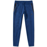 WOMENS NIKE TECH FLEECE PANT - COASTAL BLUE HEATHER/BLACK