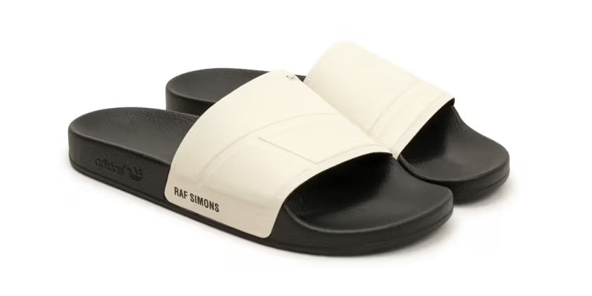 ADIDAS x RAF SIMONS ADILETTE SLIDES ‘- BUNNY CREAM’