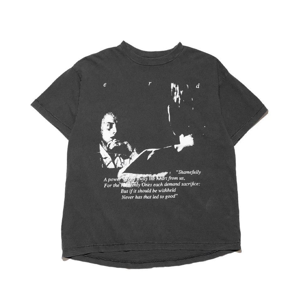 ENFANTS RICHES DÉPRIMÉS REFLECTION T-SHIRT - FADED BLACK
