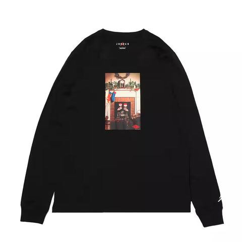 AIR JORDAN JUMPMAN "CHIMNEY" SWEATSHIRT - BLACK