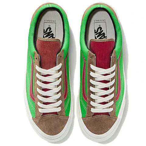 VANS STYLE 36 - RED/GREEN