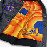 NIKE BIG KIDS X SPACE JAM: A NEW LEGACY TUNE SQUAD LETTERMAN JACKET - BLACK/WHITE-CONCORD