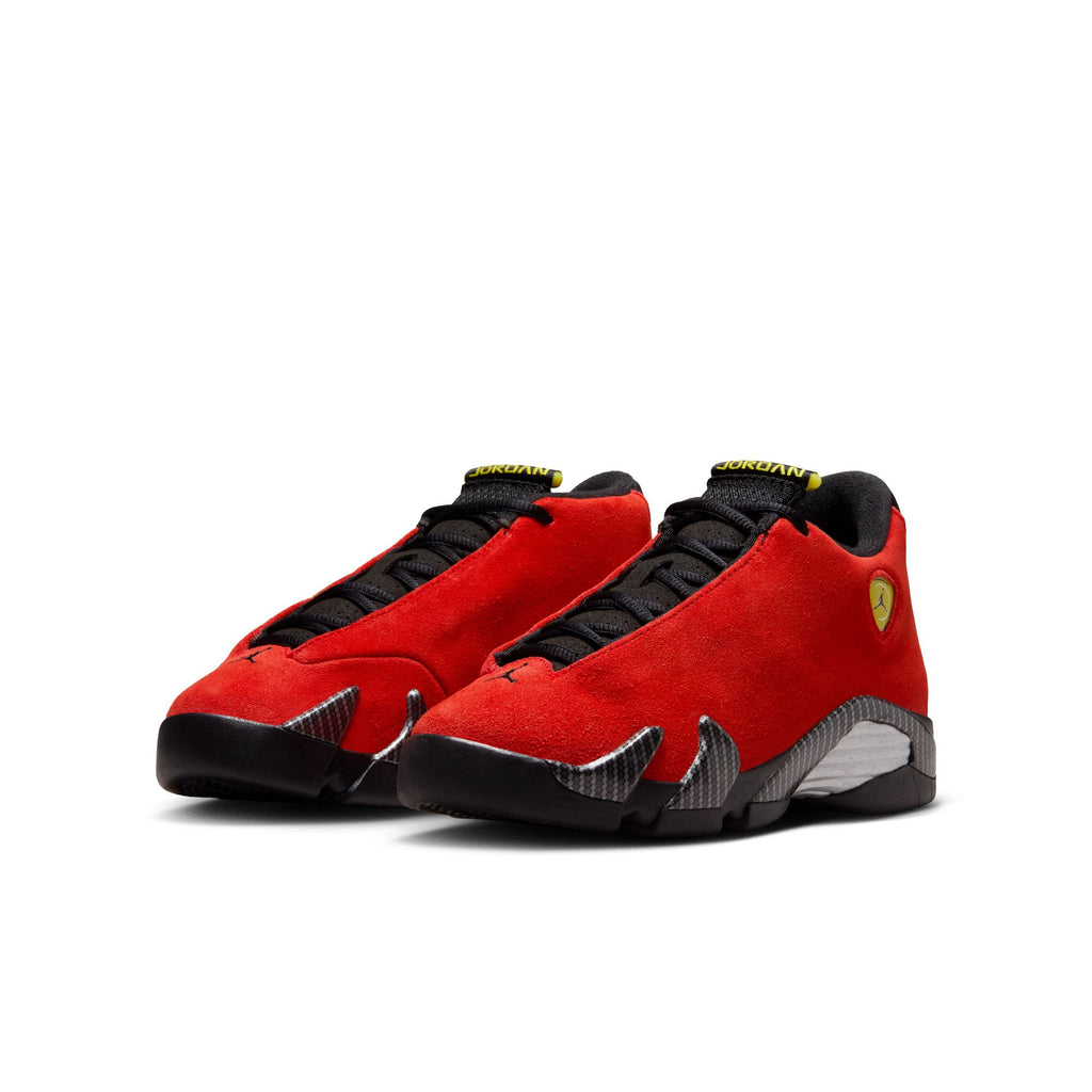 AIR JORDAN 14 RETRO “CHALLENGE RED” GS - CHALLENGE RED/BLACK-VIBRANT YELLOW