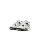 AIR JORDAN 4 RETRO OG 'WHITE CEMENT' TD - SUMMIT WHITE/FIRE RED/CEMENT GREY/BLACK