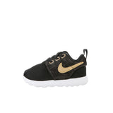 NIKE ROSHE ONE PRINT TD - BLACK/METALLIC GOLD