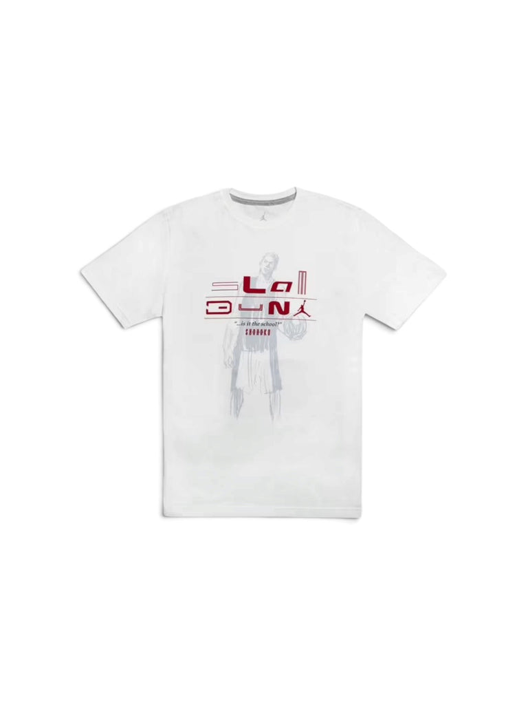 AIR JORDAN RETRO VI SLAM DUNK SHOHOKU T-SHIRT - WHITE