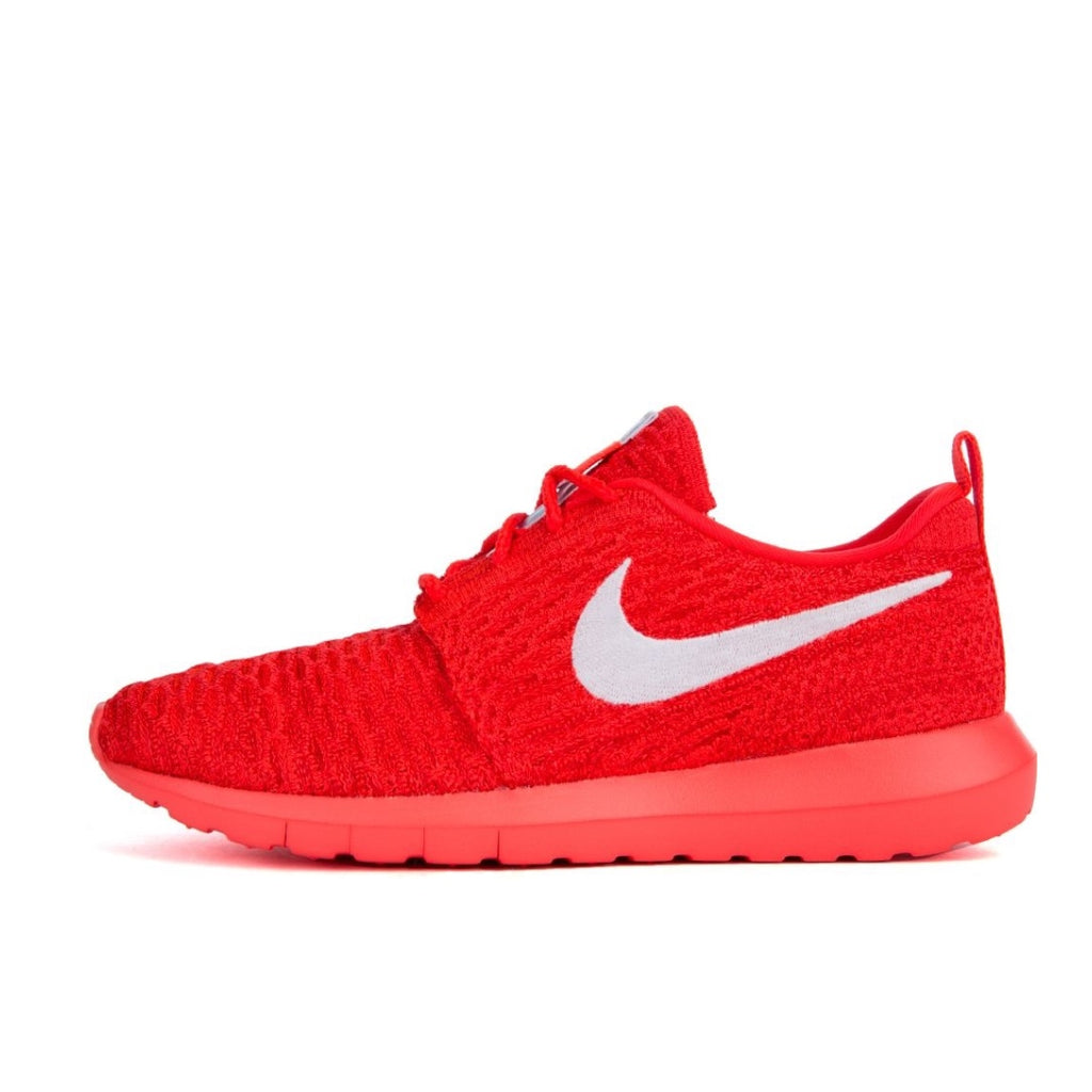 NIKE ROSHERUN NM FLYKNIT - BRIGHT CRIMSON/WHITE-UNIVERSITY RED