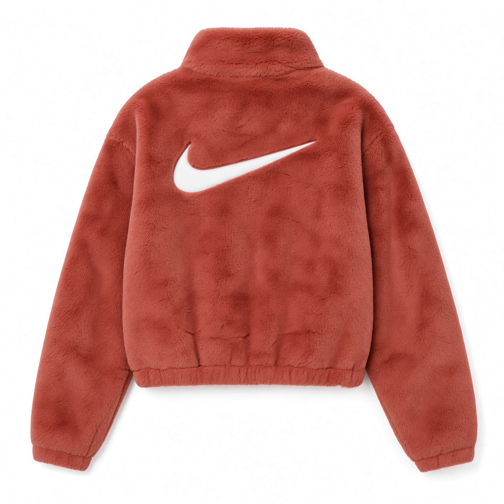 WOMENS NIKE ICON CLASH FULL-ZIP JACKET - 	CANYON RUST/WHITE
