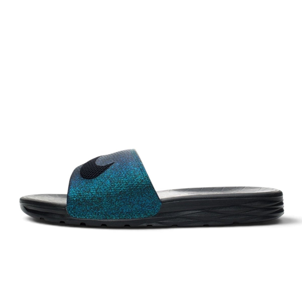 WOMENS NIKE BENASSI SOLARSOFT SLD2 WC QS - TEAL/BLACK
