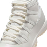 WOMEN'S AIR JORDAN 11 RETRO 'GRAND FINALE'- SAIL/PEARL GREY-WHITE-METALLIC SILVER