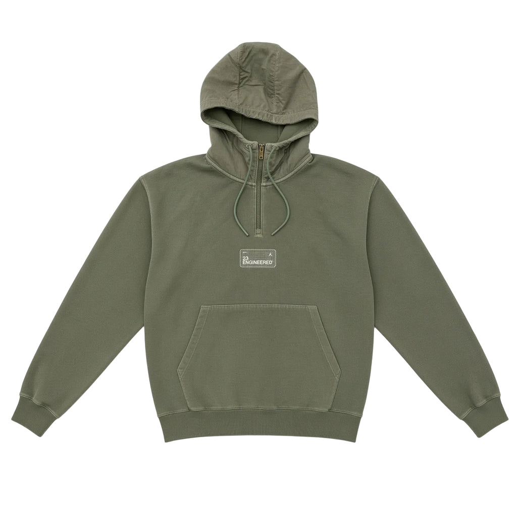 AIR JORDAN 23 ENGINEERED FLEECE HOODIE - SPIRAL SAGE