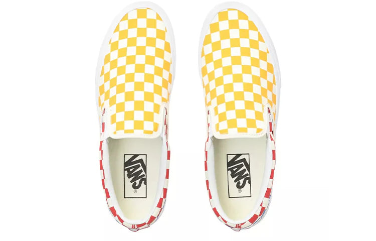 VANS CLASSIC SLIP-ON CHECKERBOARD - MULTI-TRUE WHITE