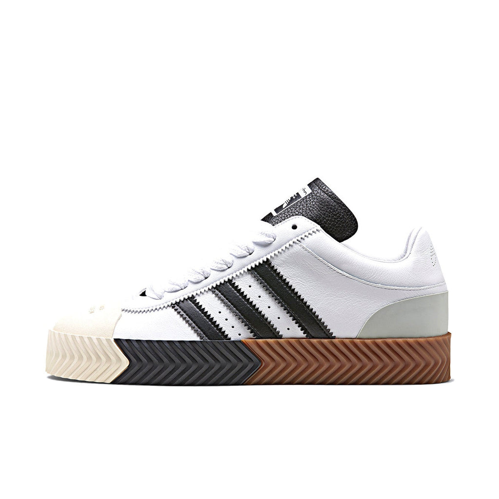 ADIDAS ORIGINALS x ALEXANDER WANG AW SKATE SUPER SHOES - WHITE/  CORE BLACK