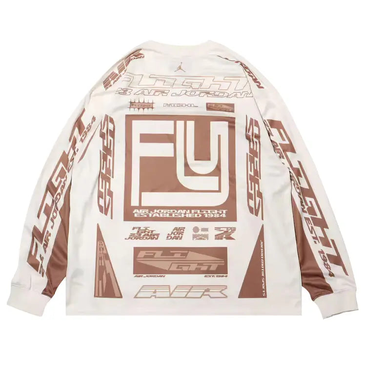 AIR JORDAN MVP SWEATER - SAIL/ARCHAEO BROWN