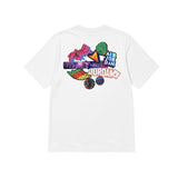 AIR JORDAN MJ BRAND STICKER MASH T-SHIRT - WHITE