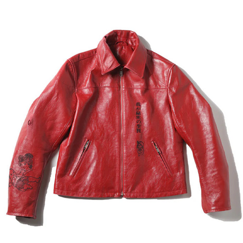 ENFANTS RICHES DÉPRIMÉS THE BULLY JACKET - RED / BLACK