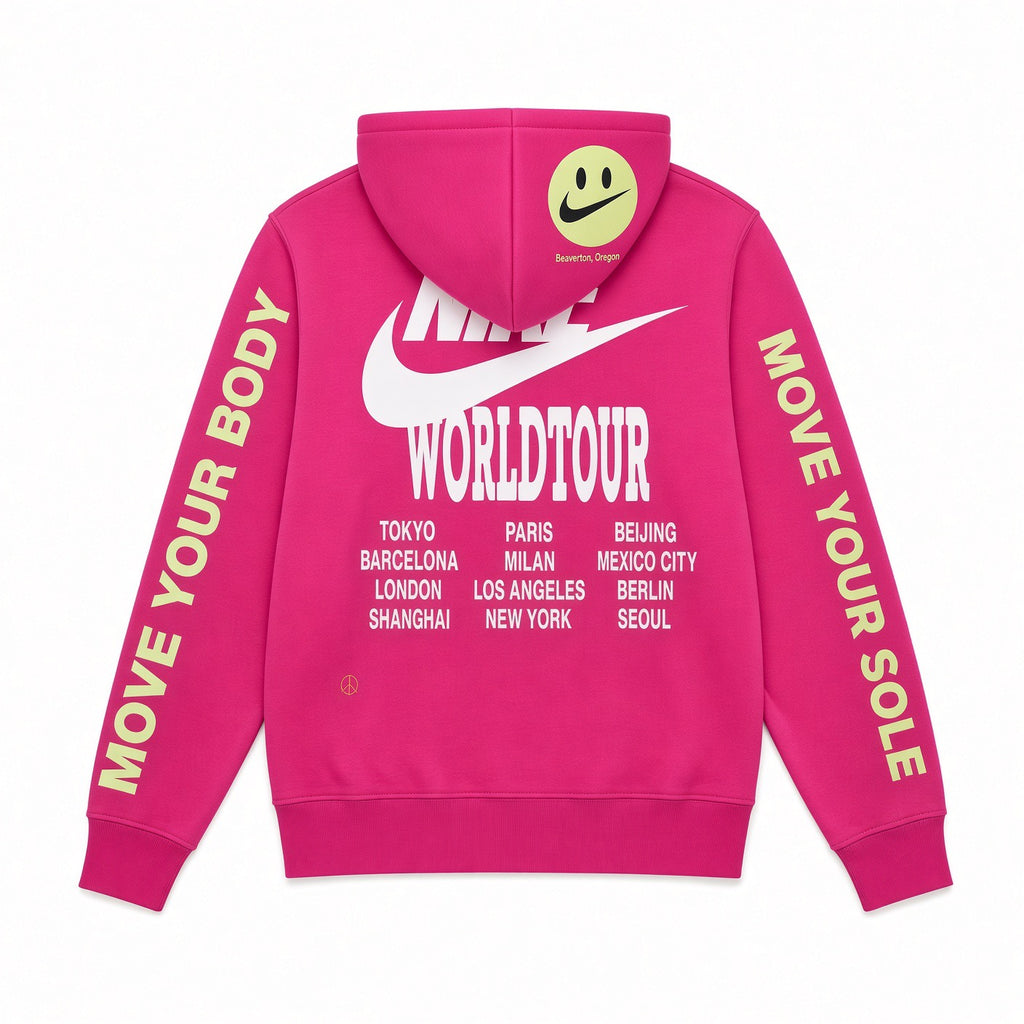 NIKE SPORTSWEAR PULLOVER FRENCH TERRY HOODIE - PINK