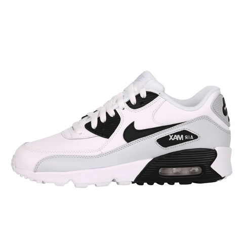 NIKE AIR MAX 90 LTR GS - WHITE/BLACK-PURE PLATINUM