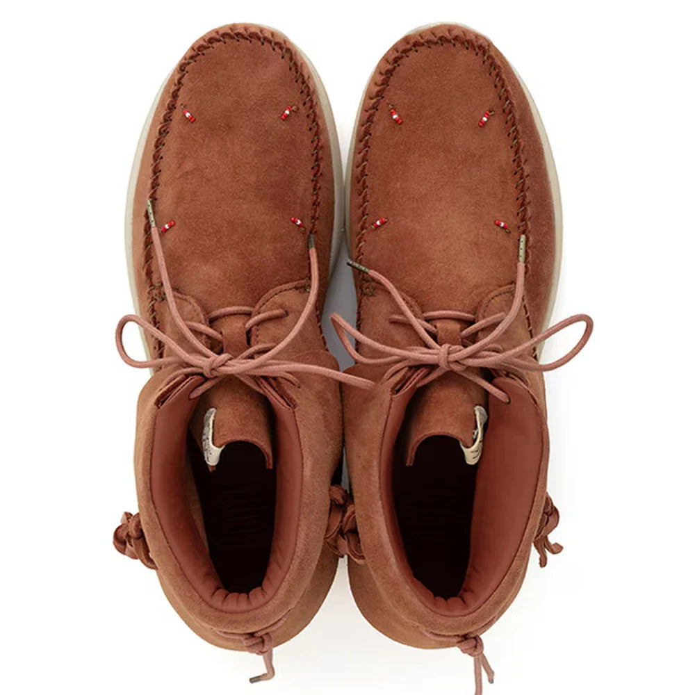 VISVIM FBT LHAMO-FOLK  - LT BROWN