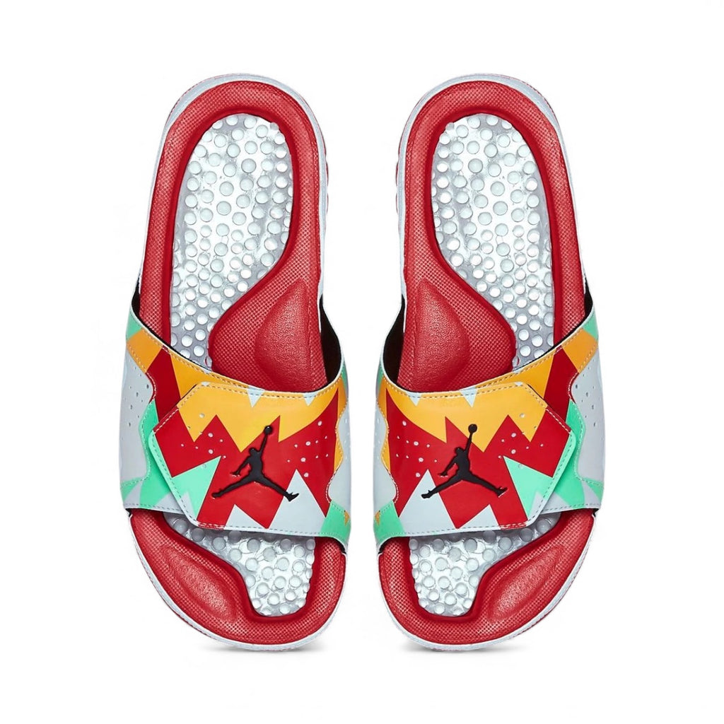 AIR JORDAN HYDRO VII RETRO - WHTE/BLACK-TRUE RED-NGHT