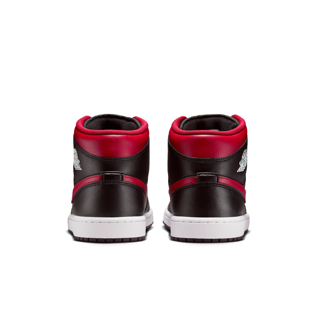 AIR JORDAN 1 MID - BLACK/VARSITY RED-SUMMIT