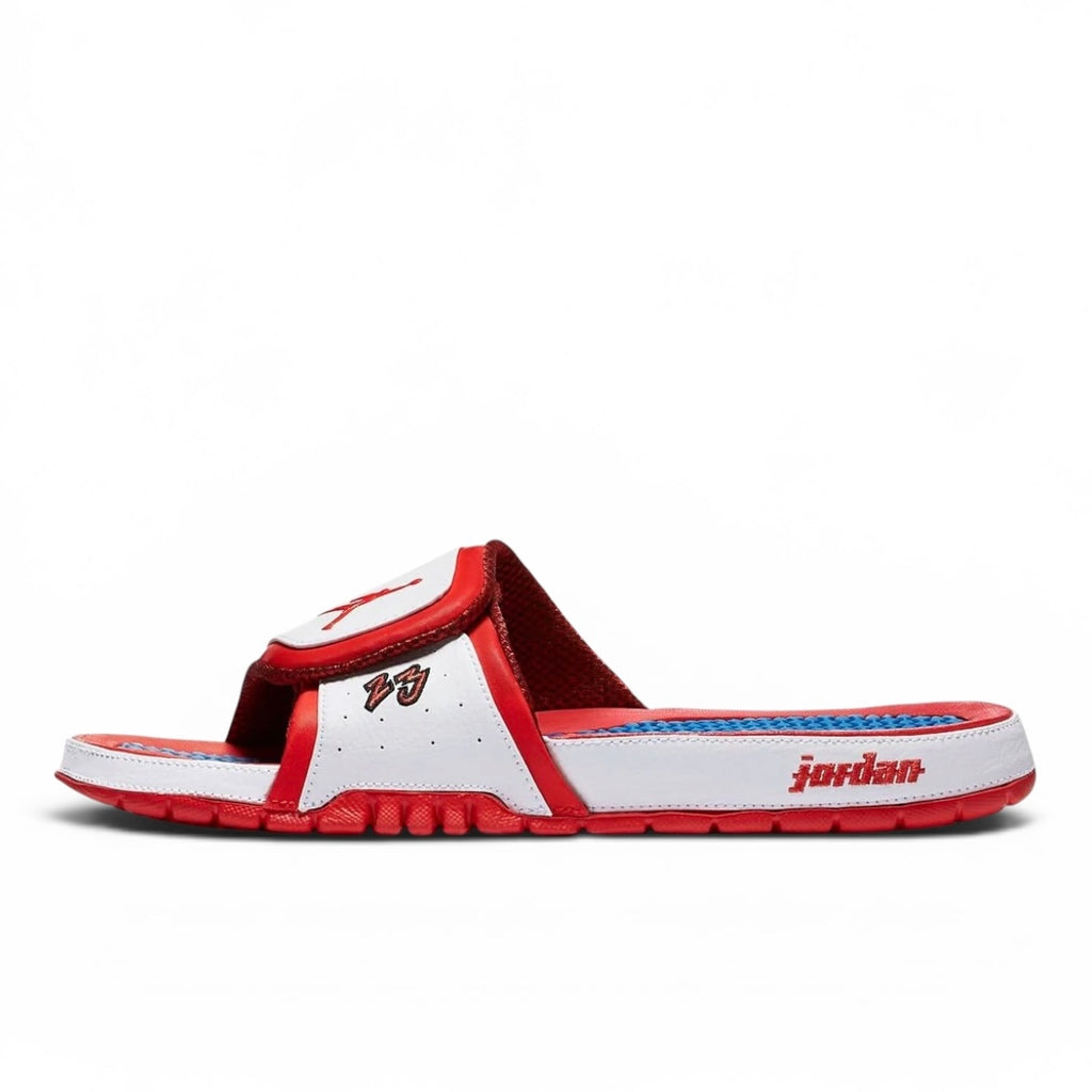 AIR JORDAN HYDRO 2 PREMIER 'WHITE CRIMSON UNIVERSITY BLUE'