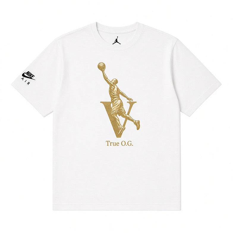 AIR JORDAN V TOGGLE T-SHIRT - WHITE