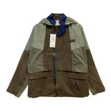 SACAI HARRINGBONE JACKET - GREEN (21-02625M)