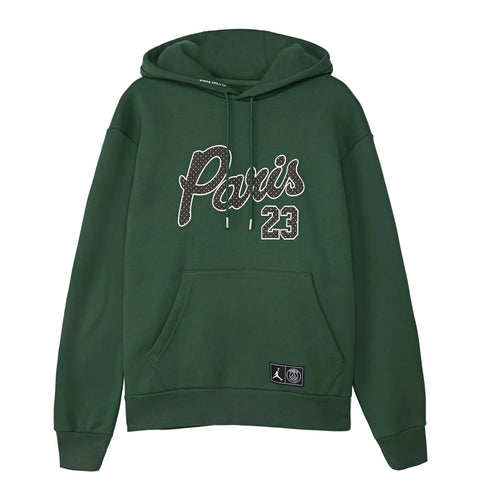 AIR JORDAN X PSG POPOVER STATEMENT HOODIE - NOBLE GREEN