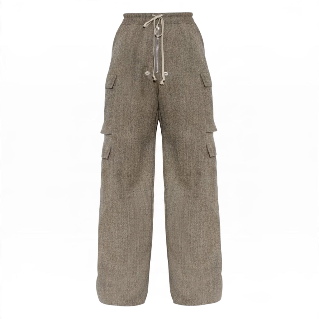 RICK OWENS CARGOBELLAS - BLACK  MELANGE