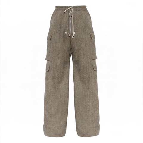 RICK OWENS CARGOBELLAS - BLACK  MELANGE