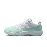 WOMENS AIR JORDAN 11 RETRO LOW - WHITE/IGLOO
