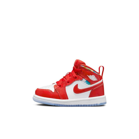 AIR JORDAN 1 MID SE TD - CHILE RED/WHITE-POLLEN-ARMORY NAVY