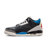 AIR JORDAN 3 RETRO ‘RARE AIR’ - BLACK/CHILE RED-NEUTRAL GREY