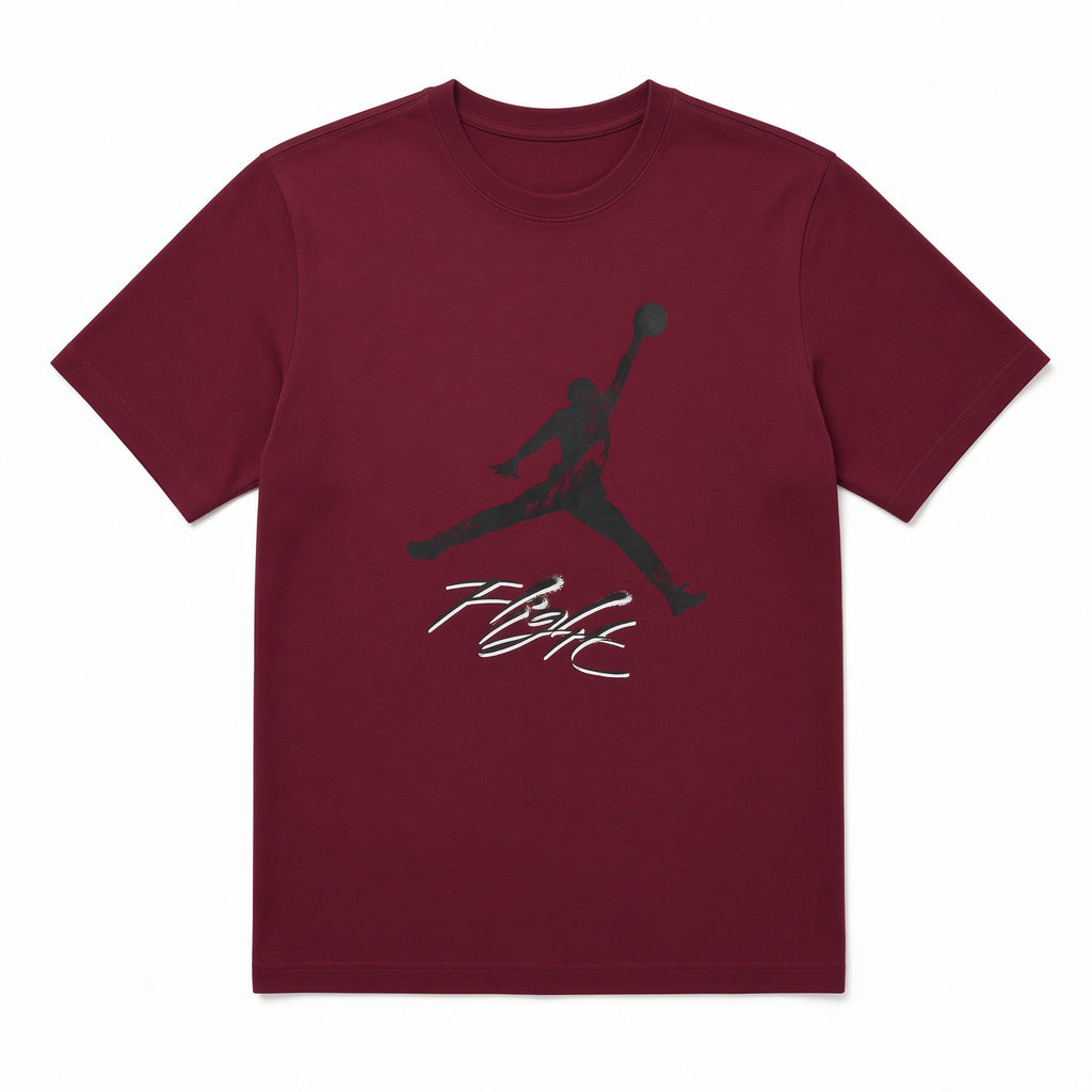AIR JORDAN ESSENTIALS JUMPMAN T-SHIRT - CHERRYWOOD RED/BLACK/WHITE
