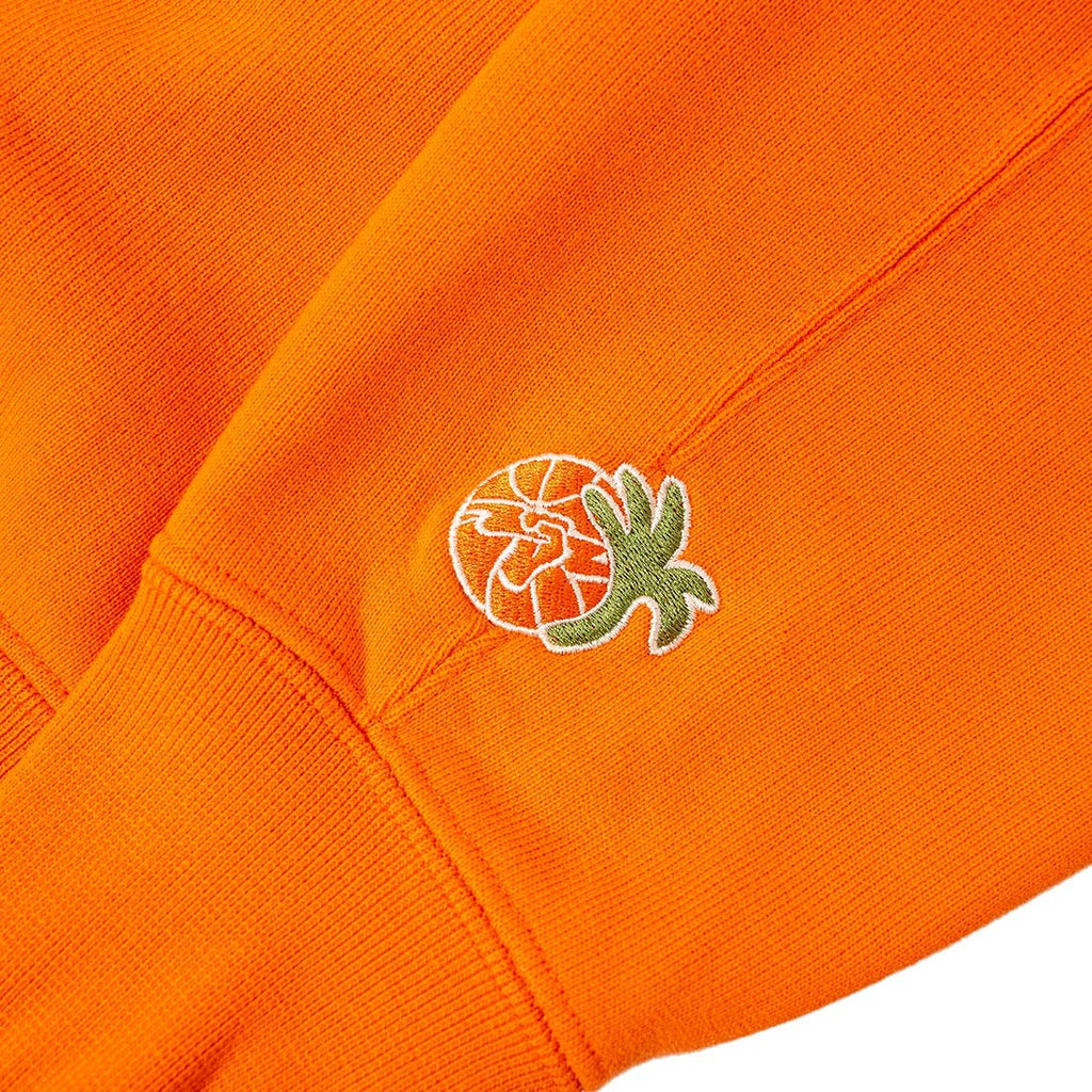 WOMEN'S AIR JORDAN X TITAN CREWNECK SWEATSHIRT - SAFETY ORANGE / CHLOROPHYLL
