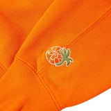 WOMEN'S AIR JORDAN X TITAN CREWNECK SWEATSHIRT - SAFETY ORANGE / CHLOROPHYLL