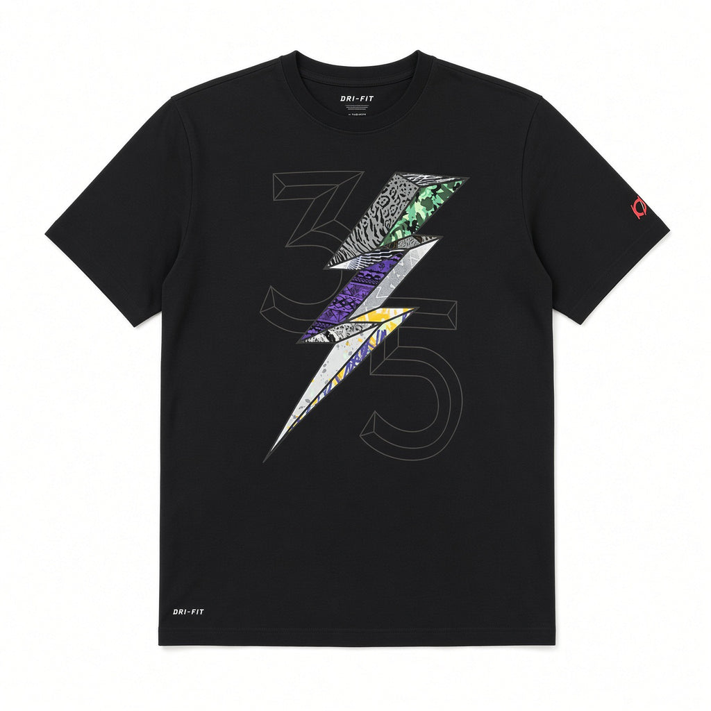 NIKE WHAT THE KD VI 6 KEVIN DURANT T-SHIRT - BLACK